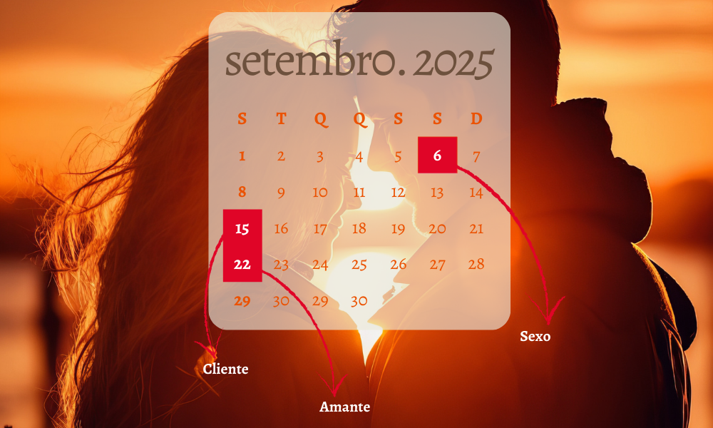 Dia do sexo, dia do amante e mais: Setembro vem aí. 1 calendario setembro